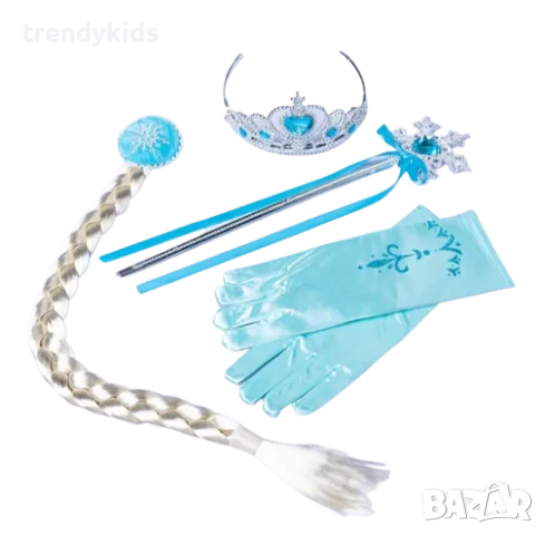 Ново! Луксозна Рокля на Елза , снимка 7 - Детски рокли и поли - 49980508