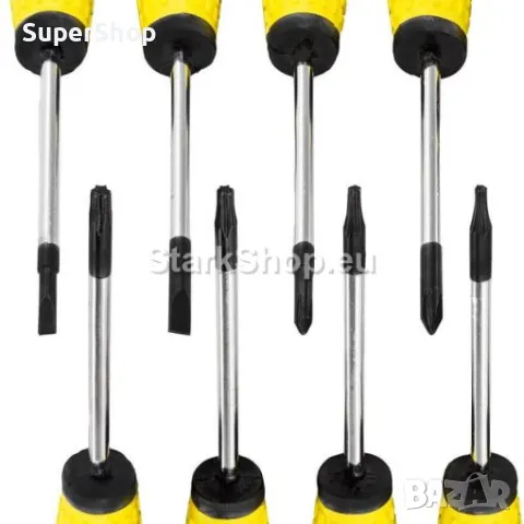 Комплект Отвертки и Битове 100 части STAHLMAYER, снимка 4 - Отвертки - 50096329