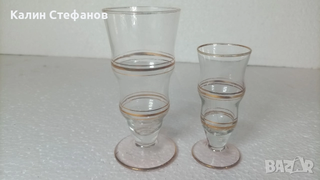 Два комплекта ретро чашки за концентрат по 6 бр, 50мл и 110 мл, снимка 6 - Чаши - 51641387