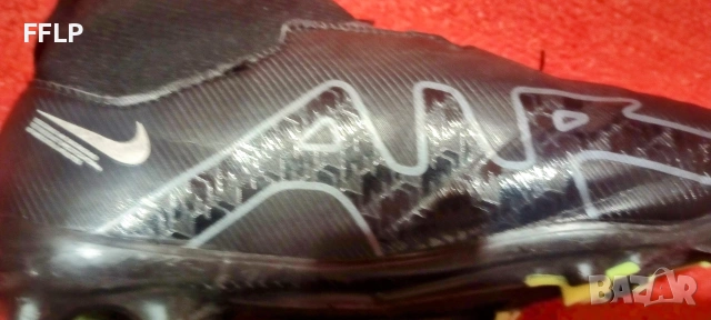 Nike Air Zoom Total 90 III (T90 III) – лакелес версия (без връзки), FG, снимка 4 - Футбол - 53737711