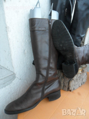 ДАМСКИ 39 БОТУШ, 100% ЕСТЕСТВЕНА КОЖА, GOGOMOTO.BAZAR.BG, снимка 18 - Дамски боти - 8963009