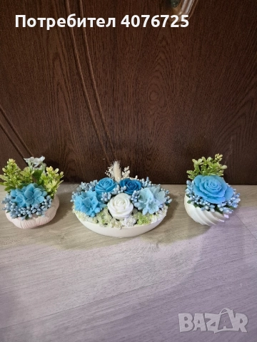 Красота в синьо , снимка 2 - Декорация за дома - 52082575