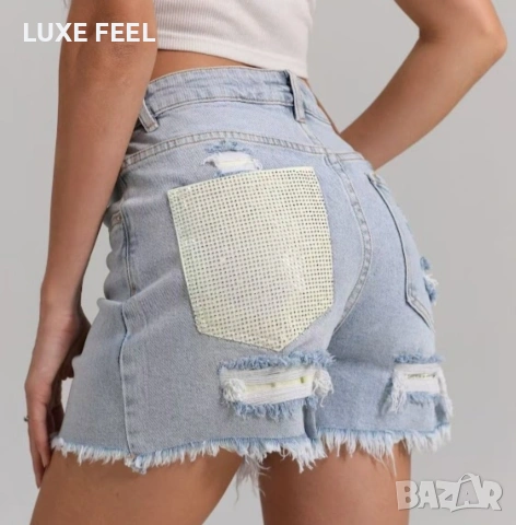 💓Дънкови Панталонки , снимка 2 - Къси панталони и бермуди - 53812320