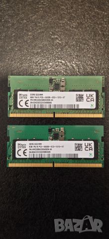 Продавам Нова Рам Памет за Лаптопи Hynix 2x8Gb DDR5 5600Mhz SoDimm, снимка 2 - RAM памет - 46088854