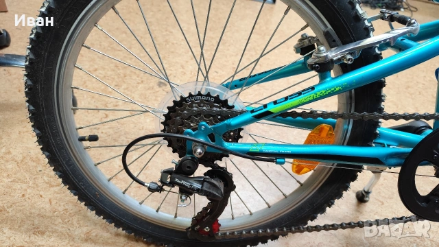 Велосипед CROSS 20" Неразличим от НОВ! , снимка 5 - Велосипеди - 53682352