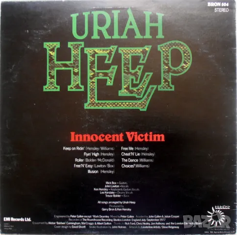 Грамофонни плочи Uriah Heep – Innocent Victim, снимка 2 - Грамофонни плочи - 47242165