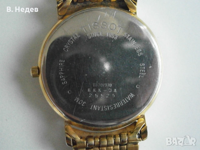 TISSOT quartz model 870/970, ETA 955112, 7 jewels, 34 mm, Swiss, снимка 7 - Мъжки - 53473047