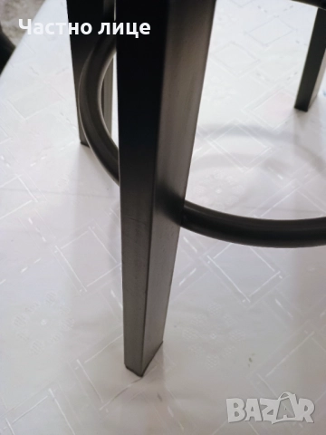 ПРОМОЦИЯ! Нов метален, въртящ се бар стол, снимка 5 - Столове - 52577292