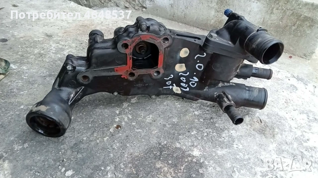 Корпус на термостат за Пежо 307 SW 2.0 дизел 90к.с 2003г 