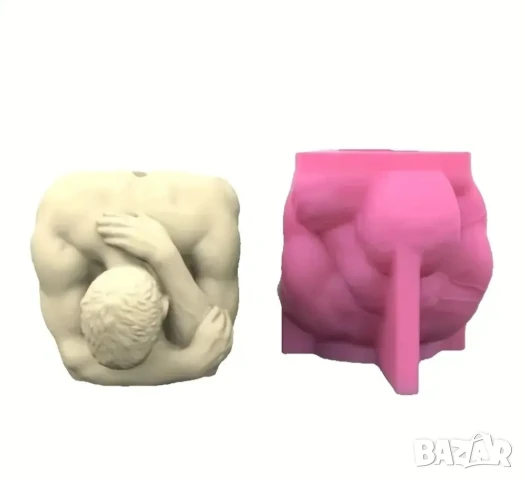 Молд кашпа гол мъж, снимка 4 - Форми - 50853411