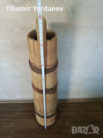 Стара дървена буталка за масло., снимка 14 - Антикварни и старинни предмети - 45681632