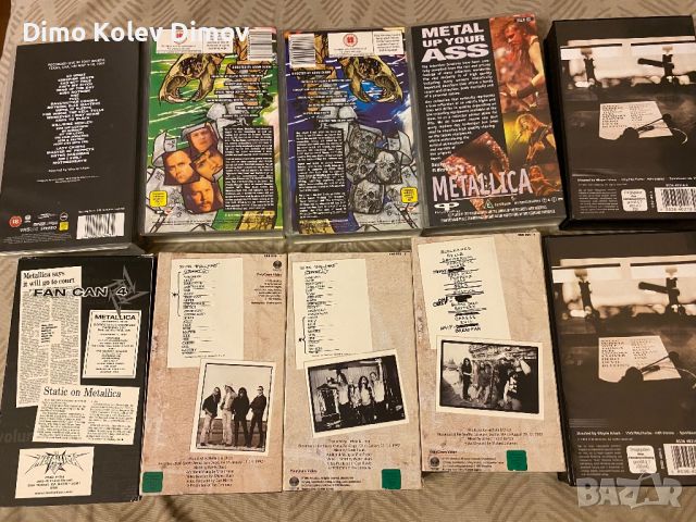 Metallica VHS HiFi колекция. 100% Оригинали., снимка 2 - Други музикални жанрове - 45386848
