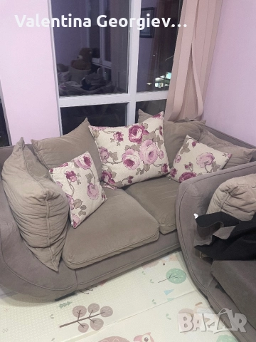 Дивани- двойка и тройка комплект, снимка 2 - Дивани и мека мебел - 52878574