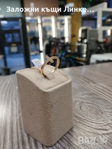 Нов Златен Пръстен Кръст 2.16гр.