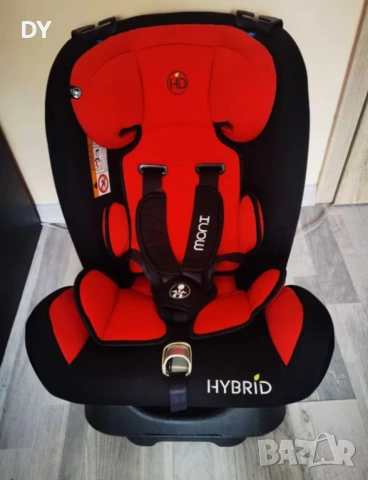 Столче за кола Moni hybrid червен цвят 0-36