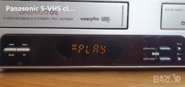 DAEWOO DF-4501P DVD-recorder VHS-recorder, снимка 2 - Плейъри, домашно кино, прожектори - 53934743