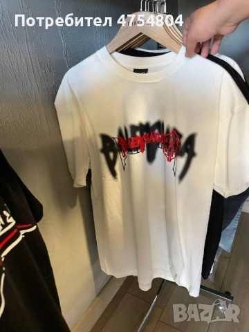 Най-високо качество мъжки тениски Баленсиага, снимка 4 - Тениски - 53709553