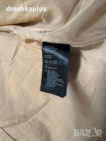 H&M – Късо яке тип Bomber с капитониране – Бежово – отговаря на М размер, снимка 4 - Якета - 53257308