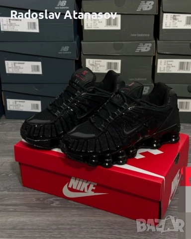 Мъжки Nike Shox TL Black КОД 2035 , снимка 3 - Маратонки - 52524487