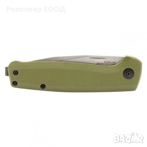 Сгъваем нож SOG Terminus SJ, в цвят OD green - 7,37 см, снимка 6 - Ножове - 45268211