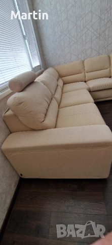 Ъглов диван със спален механизъм., снимка 4 - Дивани и мека мебел - 52422183