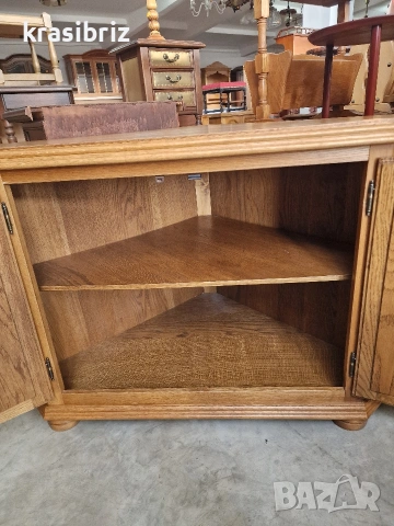 Масивен Ъглов Шкаф-внос от Германия!, снимка 3 - Шкафове - 53896984