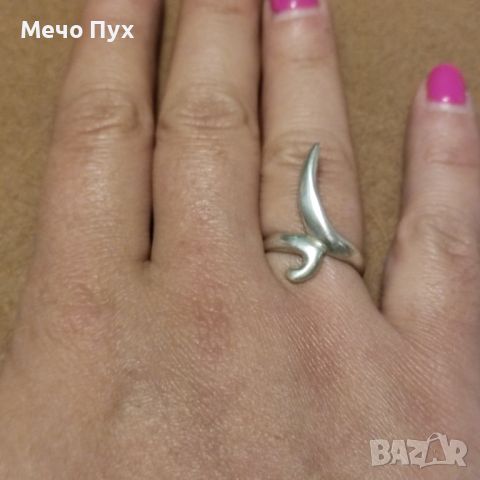 Сребърен пръстен (229), снимка 5 - Пръстени - 45574221