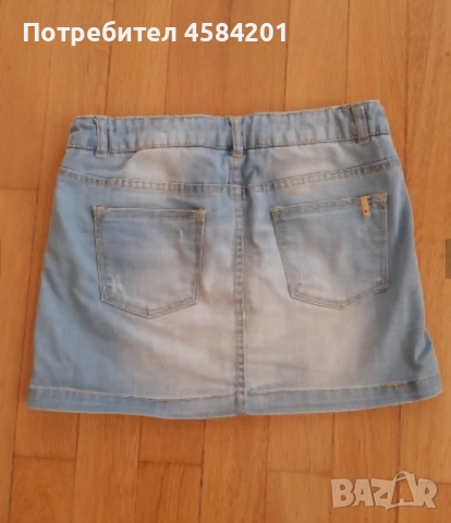 Страхотна дънкова пола ZARA и потник H&M за 13-14 г.момиче, снимка 6 - Детски комплекти - 51594526
