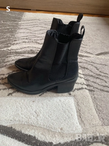 Кожени Боти  H&M 38номер , снимка 2 - Дамски боти - 53946825