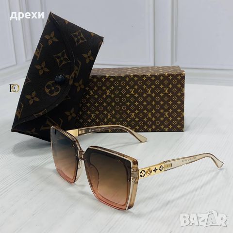 LOUIS VUITTON дамски слънчеви очила+кутия+калъф, снимка 1 - Слънчеви и диоптрични очила - 46350699