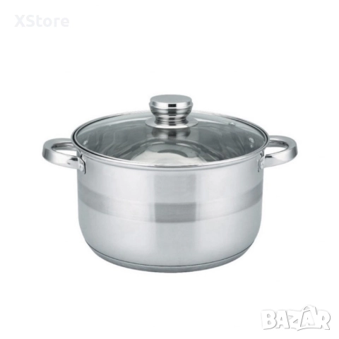 Тенджера Voltz Индукция, Неръждаема стомана, снимка 3 - Съдове за готвене - 52507677