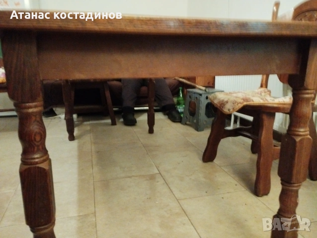 Маса от масивно дърво , снимка 3 - Маси - 53959909