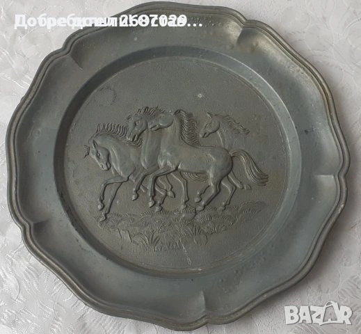 Релефни стари пана: ГОЛЯМА 33 см.Tower Bridge пано-чиния ТАУЪР БРИДЖ метал, елен кон козел куче, снимка 8 - Пана - 28949538