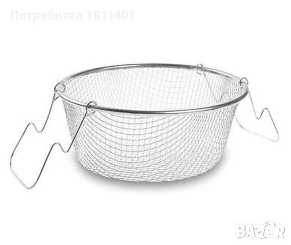 Метална кошница за пържене 20см и 22см, снимка 2 - Прибори за хранене, готвене и сервиране - 46221605