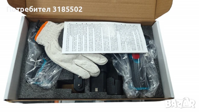 Професионален акумулаторен комплект 2 в 1 – Винтоверт и Ъглошлайф с литиева батерия, снимка 5 - Винтоверти - 51252277