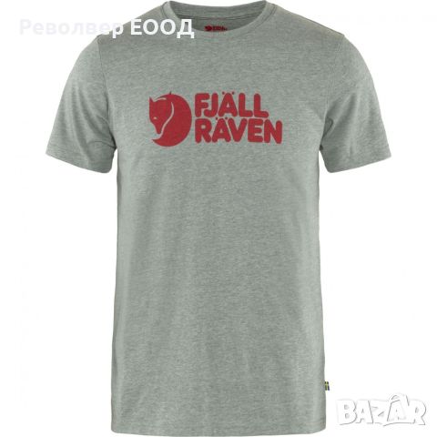 Тениска Fjall Raven - Logo, в цвят Grey melange, снимка 1 - Екипировка - 45338060