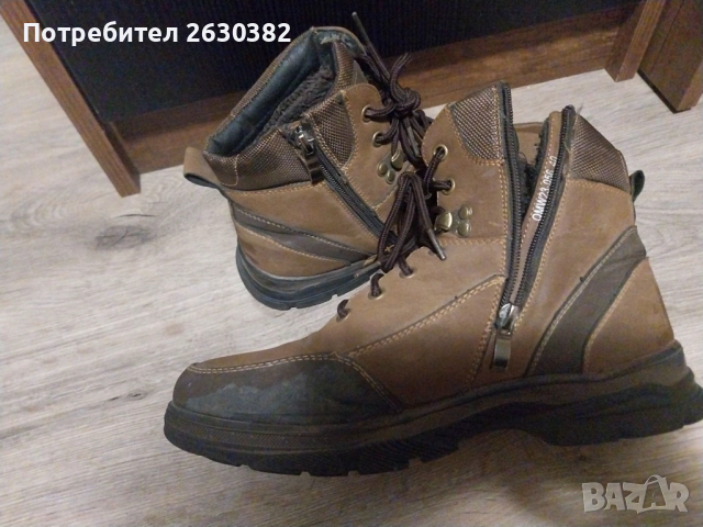 Мъжки боти от еко кожа Tendenz , снимка 4 - Мъжки боти - 52625078