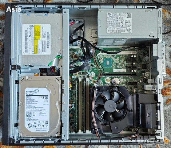 Продавам компютър HP EliteDesk 800 G2 SFF /i5-6500/16GB DDR4/SSD 256GB +1TB HDD, снимка 7 - За дома - 54103796