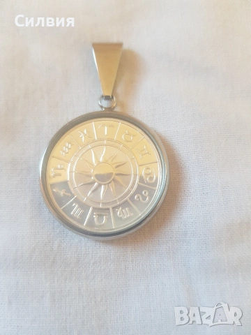 сребърен медальон, снимка 2 - Колиета, медальони, синджири - 53383291