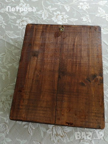 дървена икона, снимка 5 - Икони - 54291940