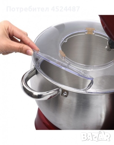 Перфектният настолен миксер за всеки дом, 8.5L, снимка 4 - Миксери - 51476962