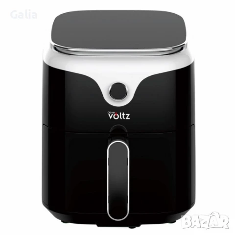 Фритюрник AirFryer Voltz, 1400W, 3.5л., Горещ въздух, Таймер, до 200°С, Дигитален, подвижна скара, снимка 7 - Фритюрници - 49976008