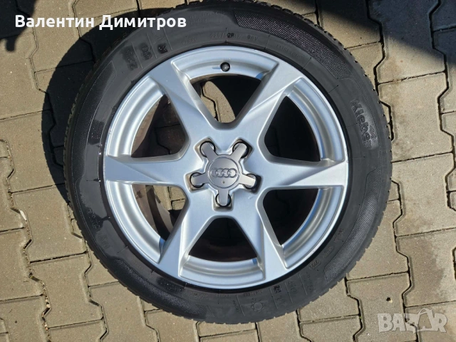 Джанти 17  Ауди с гуми 225/50/17, снимка 3 - Гуми и джанти - 54246147