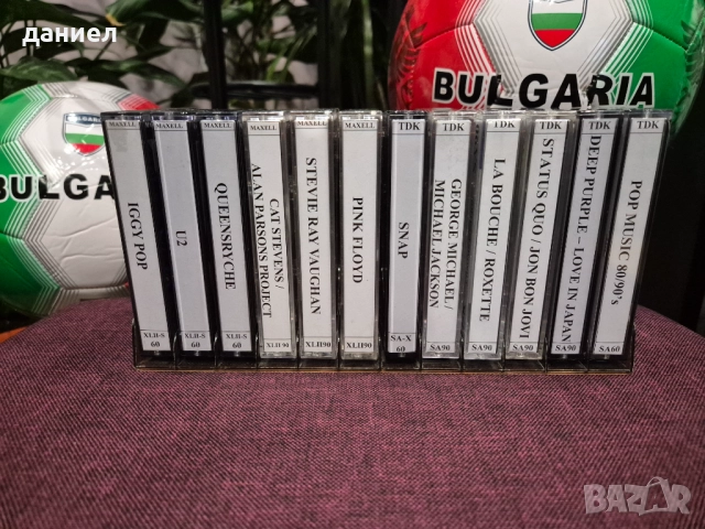 Качествени аудио касети TDK SA/SA-X и MAXELL XLII/XLII-S - TYPE II - хромна лента с хубави записи