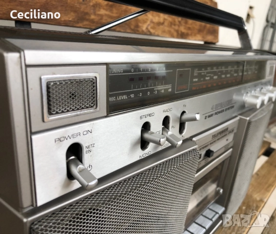 Радиокасетофон Telefinken cr-30 Много запазен и работещ, снимка 5 - Радиокасетофони, транзистори - 52031075