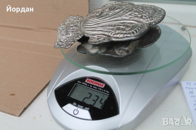 Сребърна възрожденска пафта, снимка 15 - Антикварни и старинни предмети - 53862912