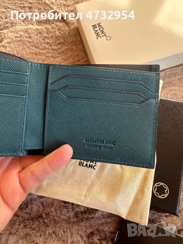Мъжки портфейл Montblanc sartorial 6cc, снимка 4 - Портфейли, портмонета - 53414577