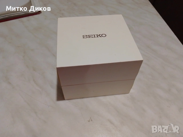 кутия за часовник Сейко нова с допълнително звено и възглавница, снимка 3 - Мъжки - 54192298