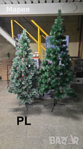Коледни елхи с бели връхчета, снимка 3 - Декорация за дома - 52387350