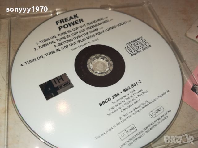 FREAK POWER CD-ВНОС GERMANY  1807241905, снимка 2 - CD дискове - 46624928